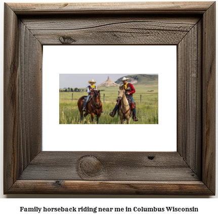 family horseback riding near me in Columbus, Wisconsin